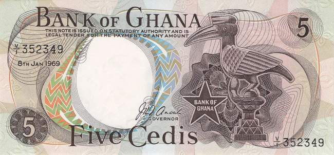 5 Cedis 1969  p11b